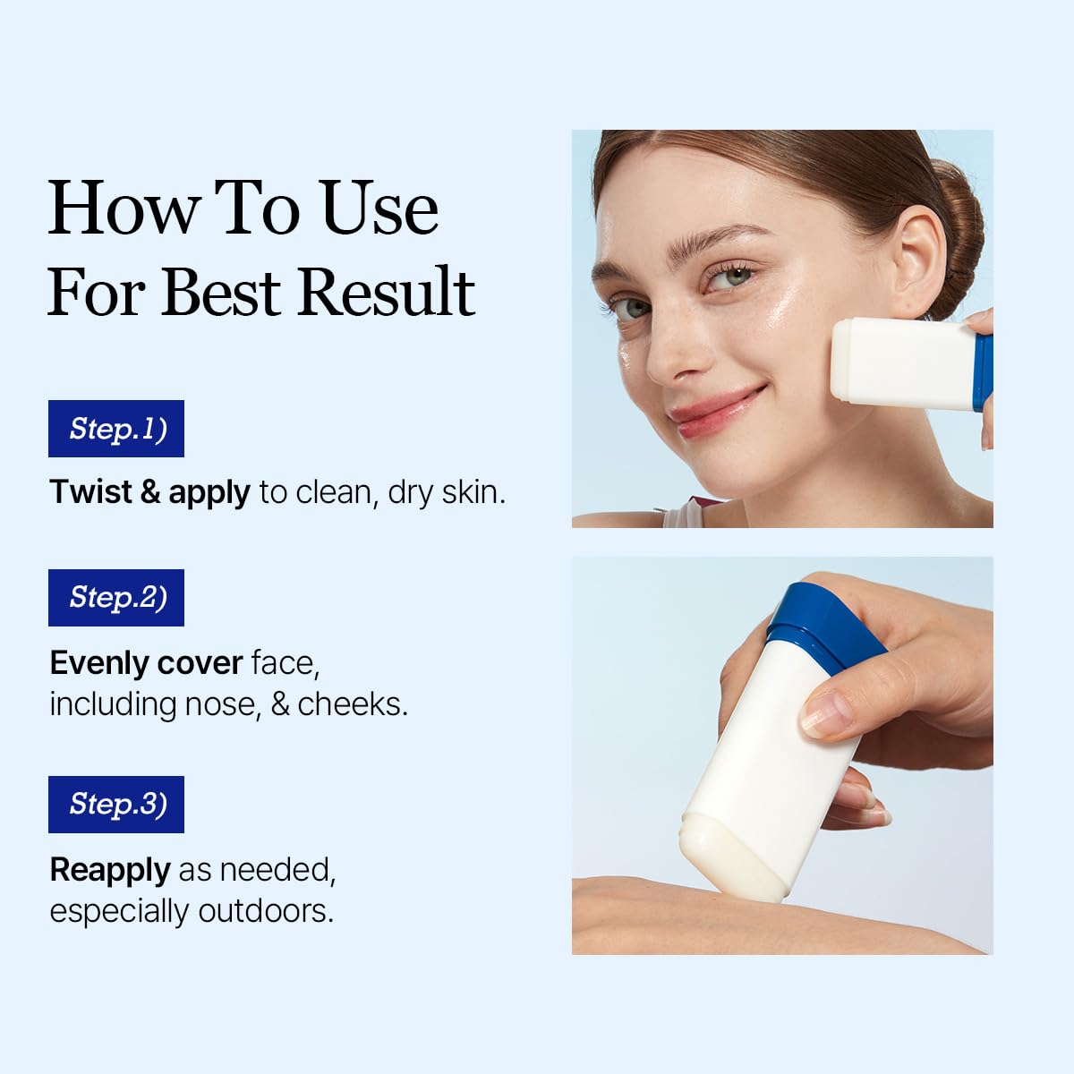 ROUND LAB Birch Juice Moisturizing Sun Stick SPF 50+, 0.67oz – alternate angle