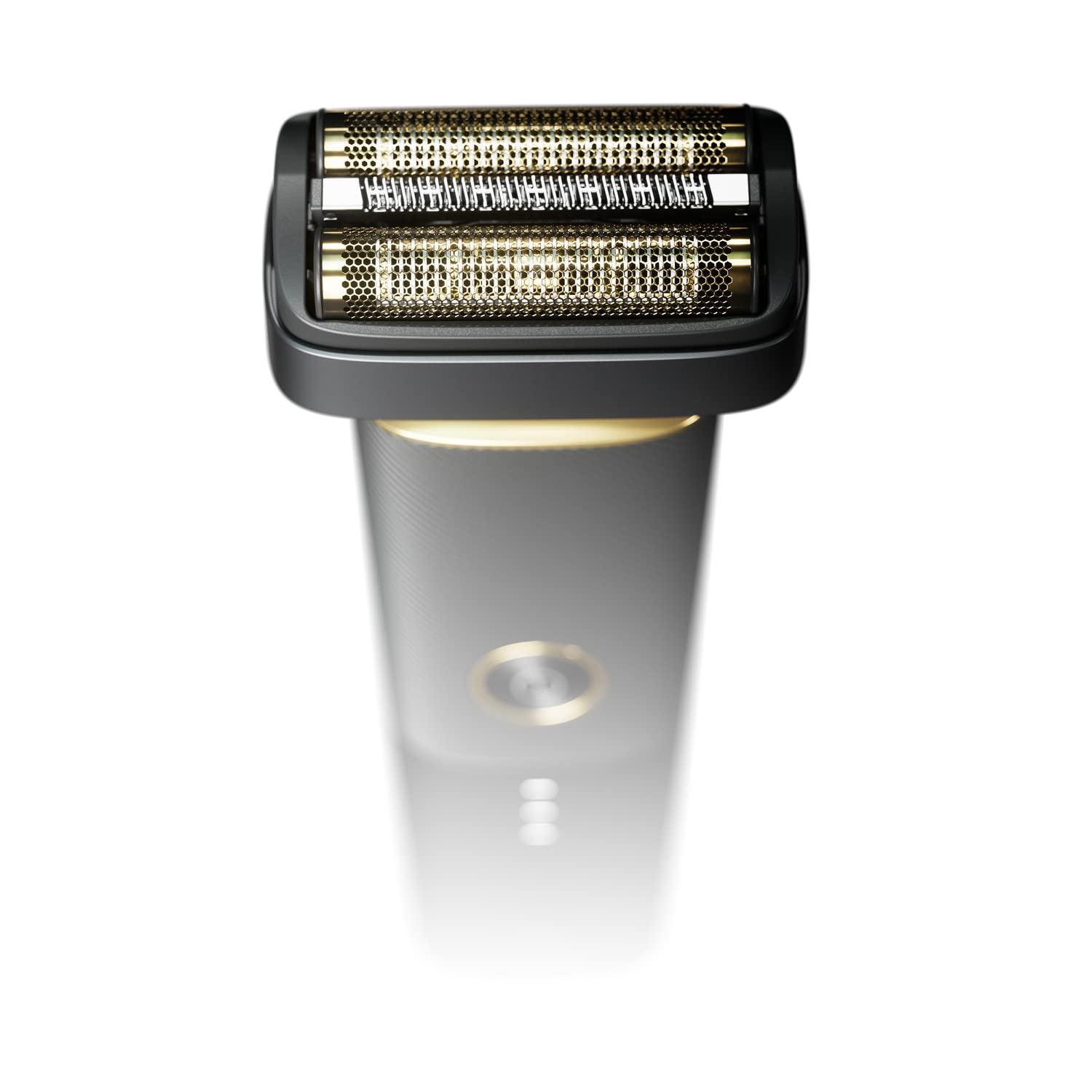 Andis Resurge replacement foil and cutter for wet/dry electric shaver, showing the foil and cutting head components.