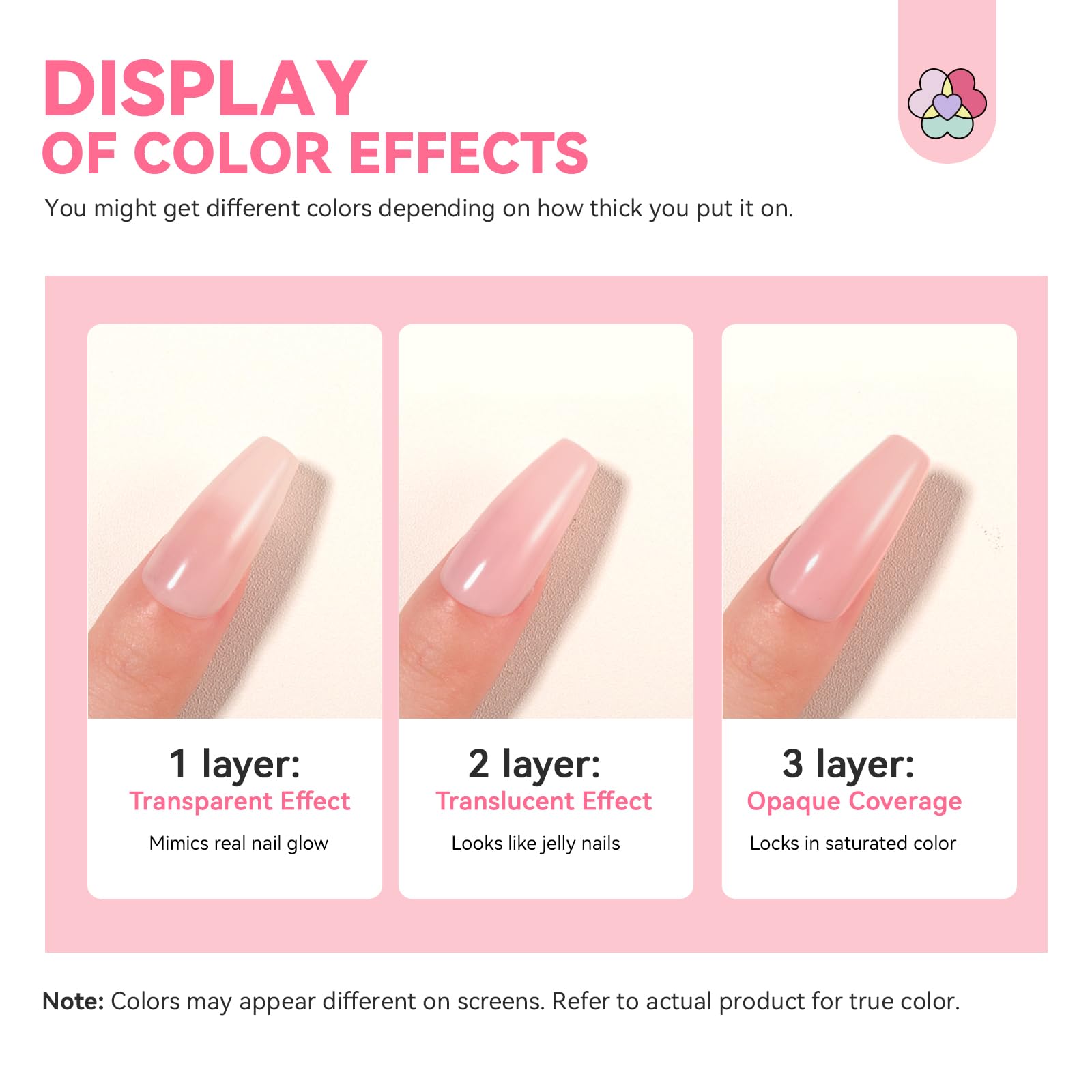 SAVILAND Nail Strengthener and Growth for Weak & Thin Nails, Sheer Pink