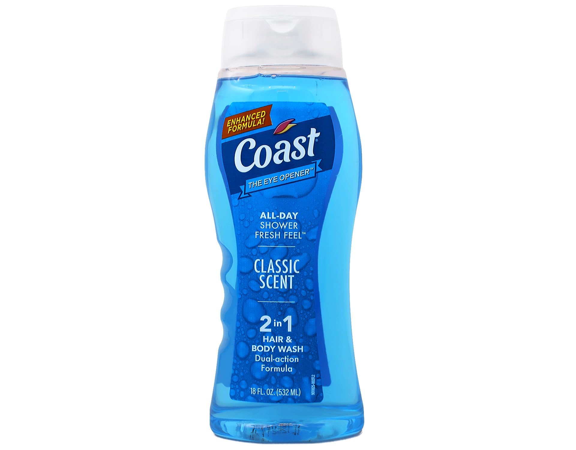 Coast 2 in 1 Hair & Body Wash Classic Scent 18 Oz. - (Pack of 6)