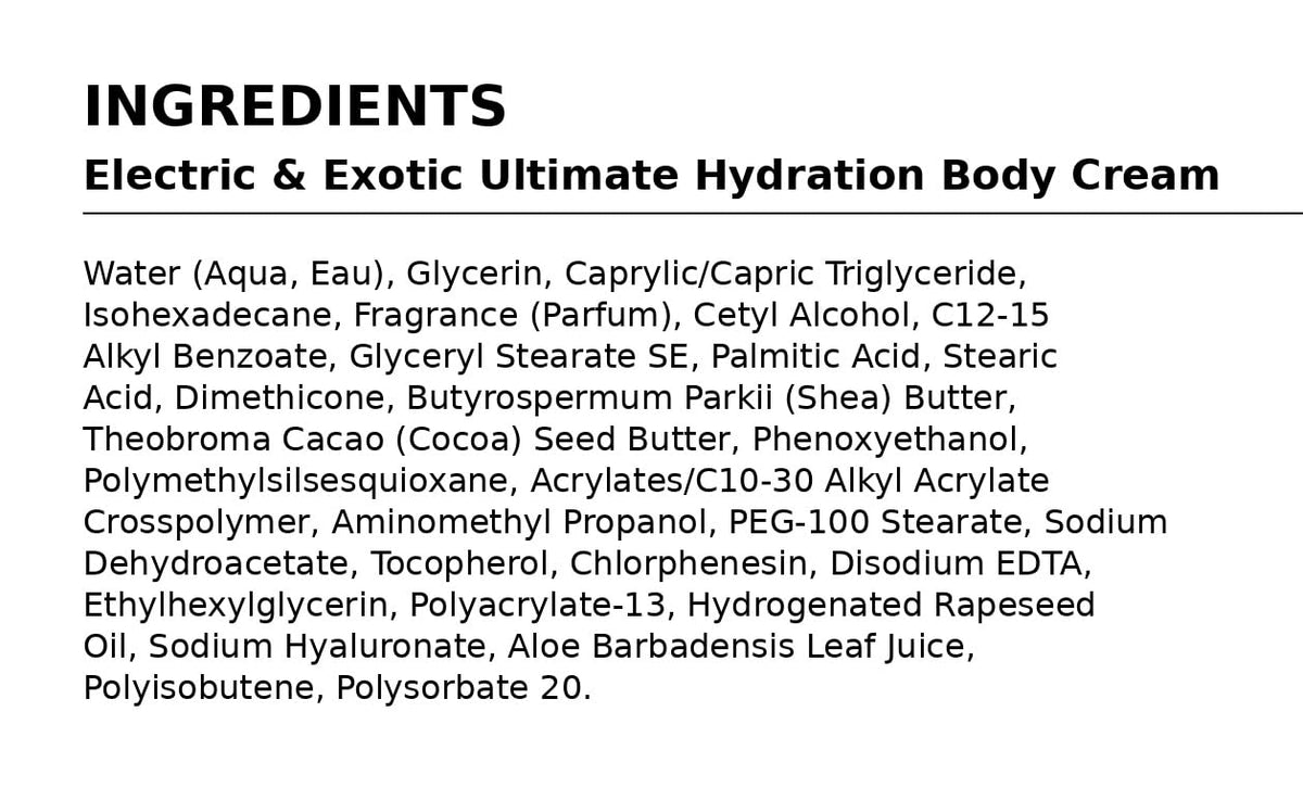 Bath & Body Works Electric & Exotic Ultimate Hydration Body Cream Set of 2 – product photo (Creams)