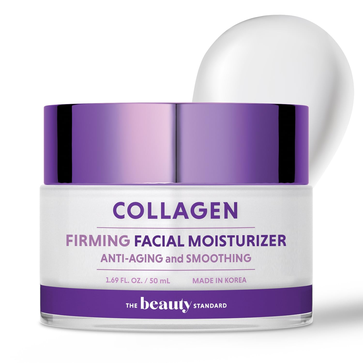 Collagen Daily Face Moisturizer - Hydrating, Anti-Aging, Skin - Product Imagery