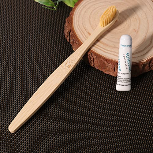 Custom Name Biodegradable Bamboo Toothbrushes, Personalized Soft - Product Imagery
