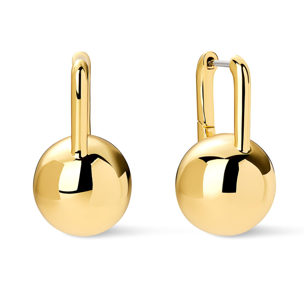 Ana Luisa Chunky Ball Earrings - 14K Gold Plated & Silver Rhodium Plated – product photo (Drop &amp; Dangle)