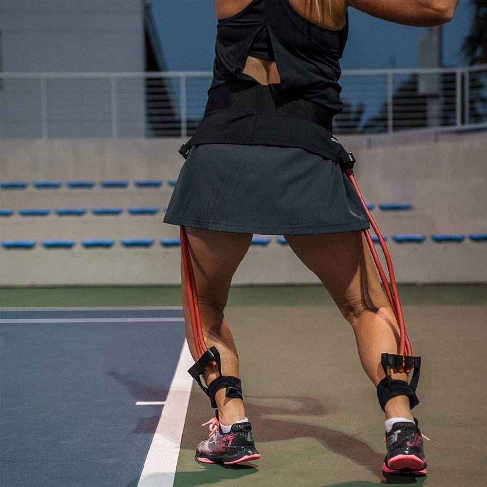 OnCourt OffCourt Flex Trainer – Improved Balance and Movement / 3 Different Resistance Levels – back view and specificat