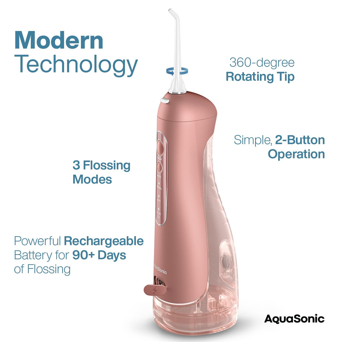 AquaSonic Aqua Flosser PRO - Aquasonic Official Imagery - 4