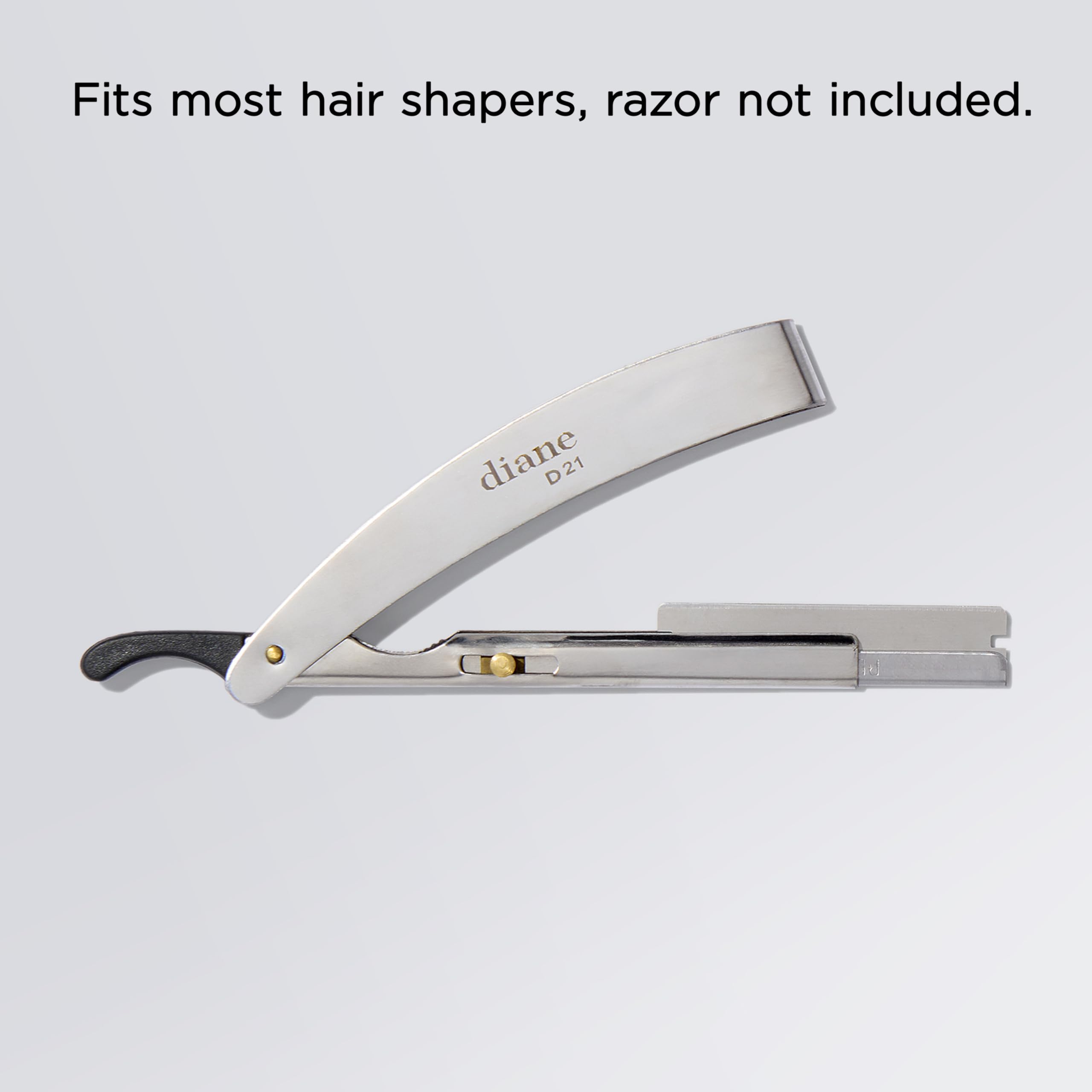 Diane Hair Shaper Razor Blades, Polymer Coated Stainless Steel Material, Precise Shaping, Trimming, and Cutting, Razor Refills for Barber, Straight Edge Razor Blade, 60-Pack