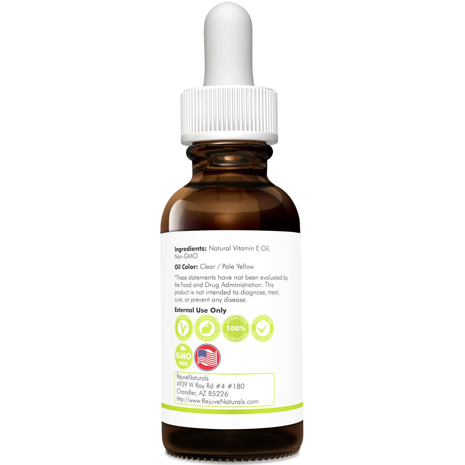 Vitamin E Oil - 100% Pure & Natural, 42,900 IU. Repair Dry, Damaged Skin from Surgery & Acne, Age Spots & Wrinkles. Boost Collagen for Moisturized, Youthful-looking Skin. d-alpha tocopherol