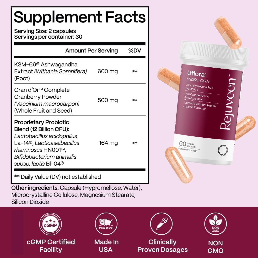 Uflora Vaginal Probiotics - Rejuveen Official Imagery - 6