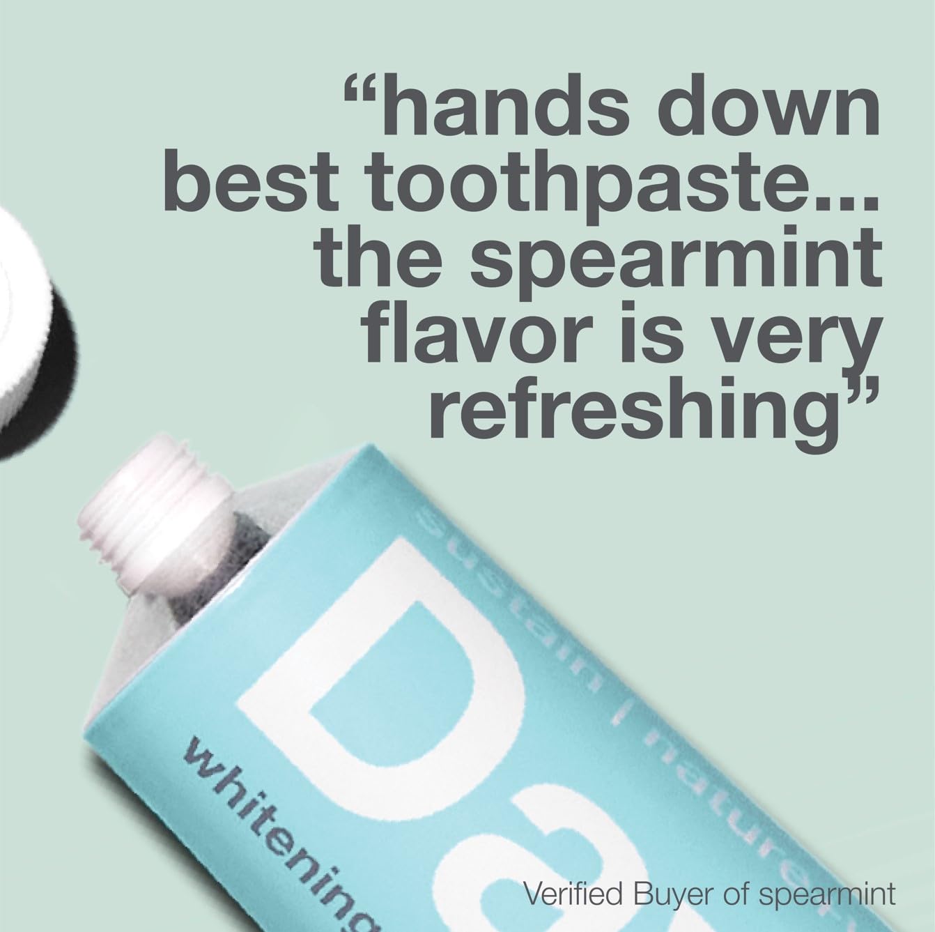 Davids Fluoride Free Whitening Toothpaste Spearmint