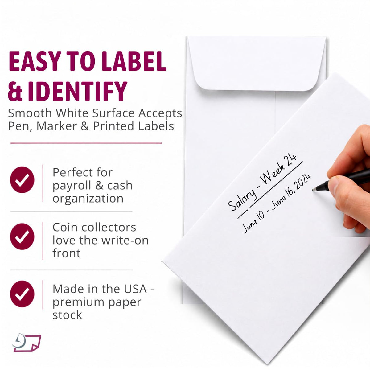 NextDayLabels – Coin Envelopes on display