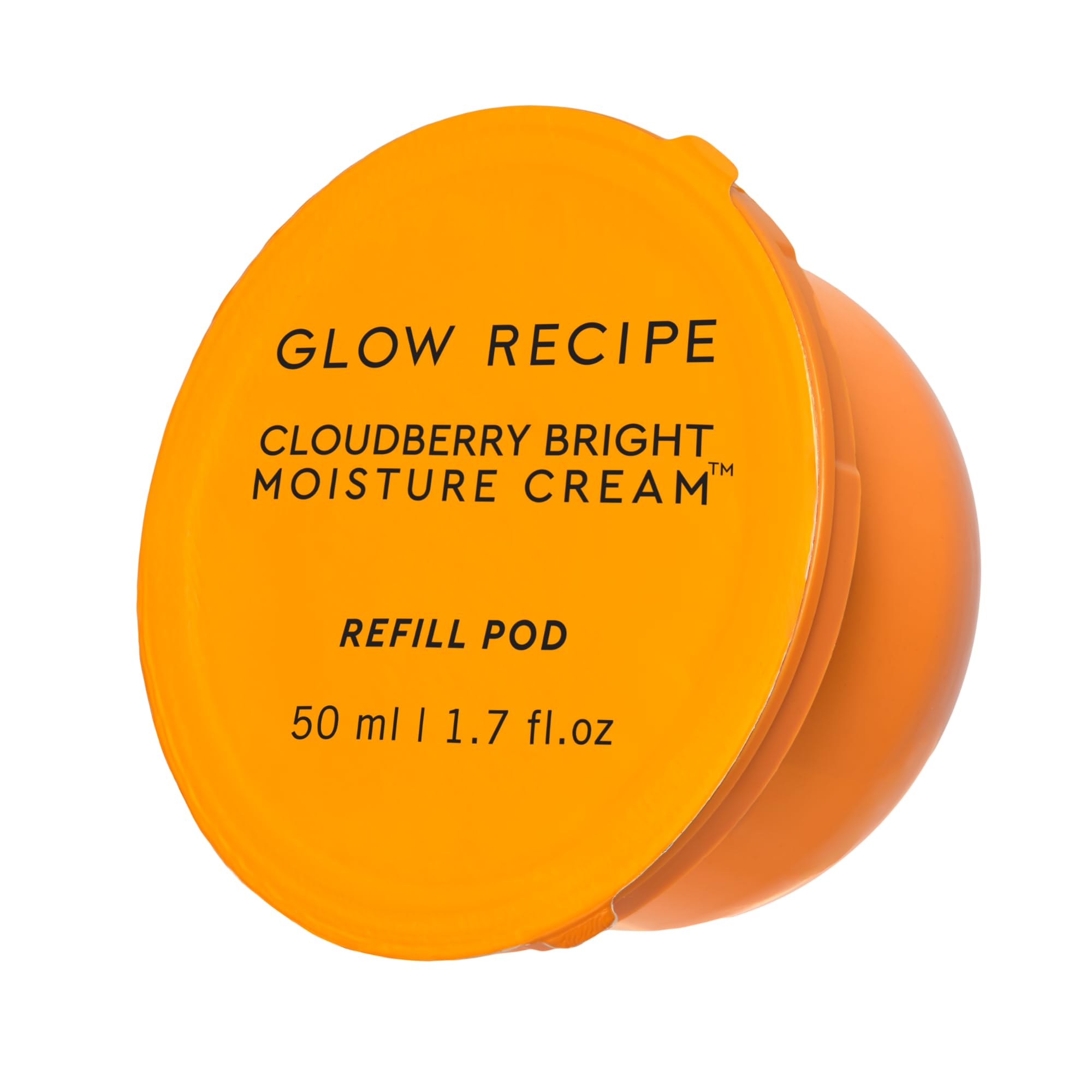 Glow Recipe Cloudberry Bright Cream refill pod, 50ml, skincare moisturizer with brightening properties, shown in its packaging.