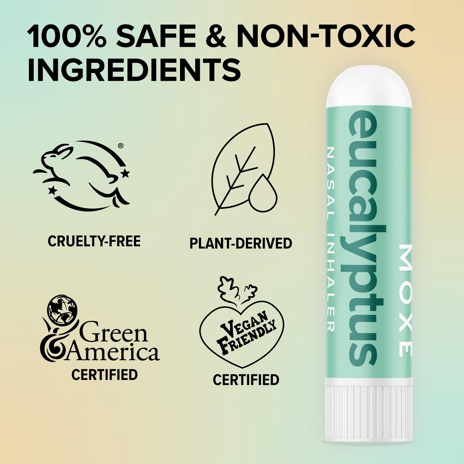 MOXĒ Eucalyptus Nasal Inhaler 3-Pack | Sinus Relief
