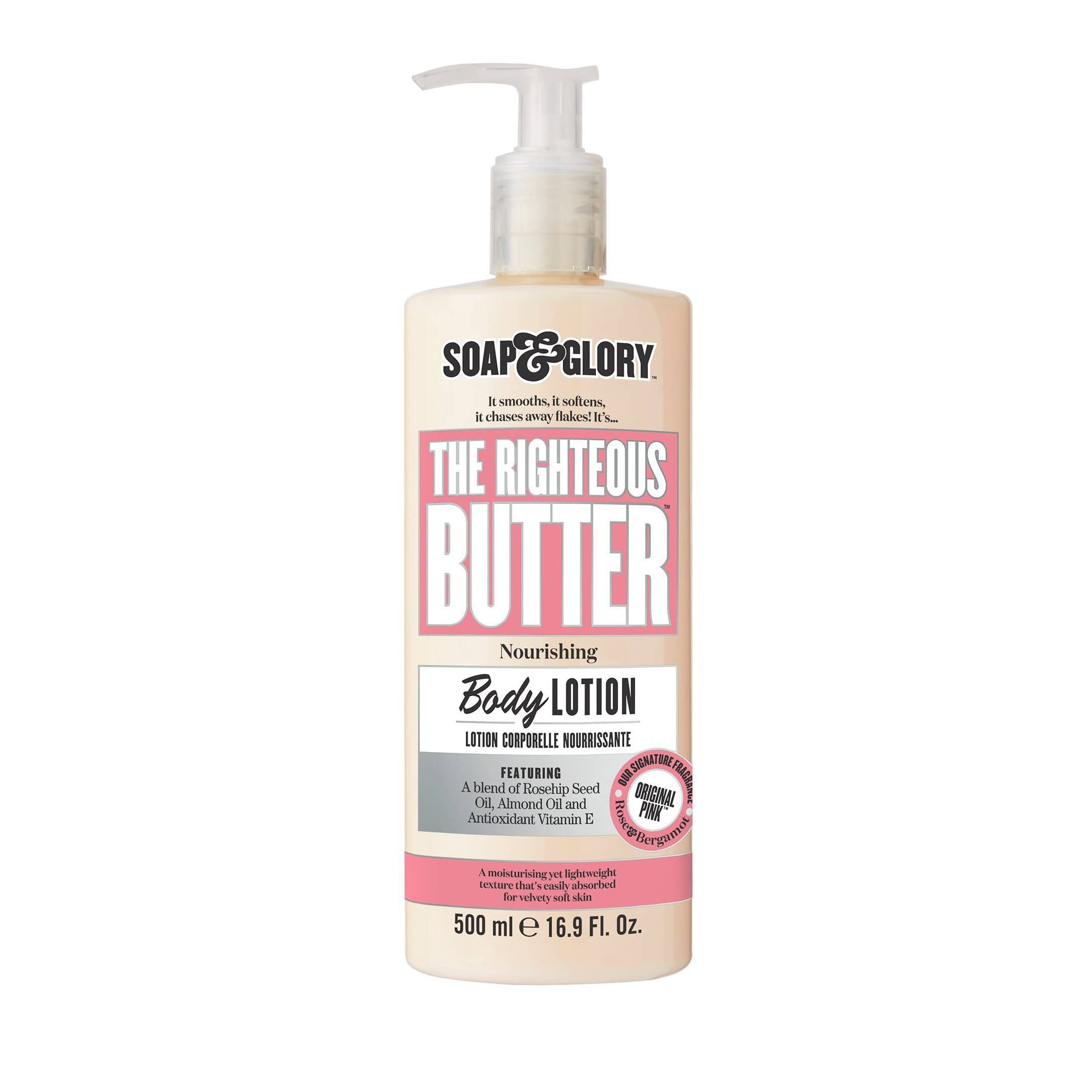 Soap & Glory Original Pink Moisturizing Body Lotion Pump, 16.9 oz - Product Imagery