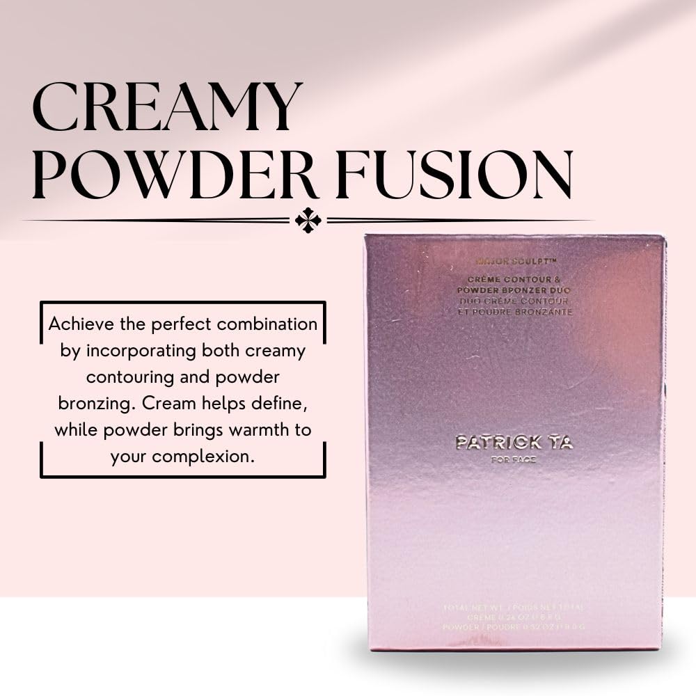 PATRICK TA Major Sculpt Crème Contour & Powder Bronzer Duo She's Statuesque – full view