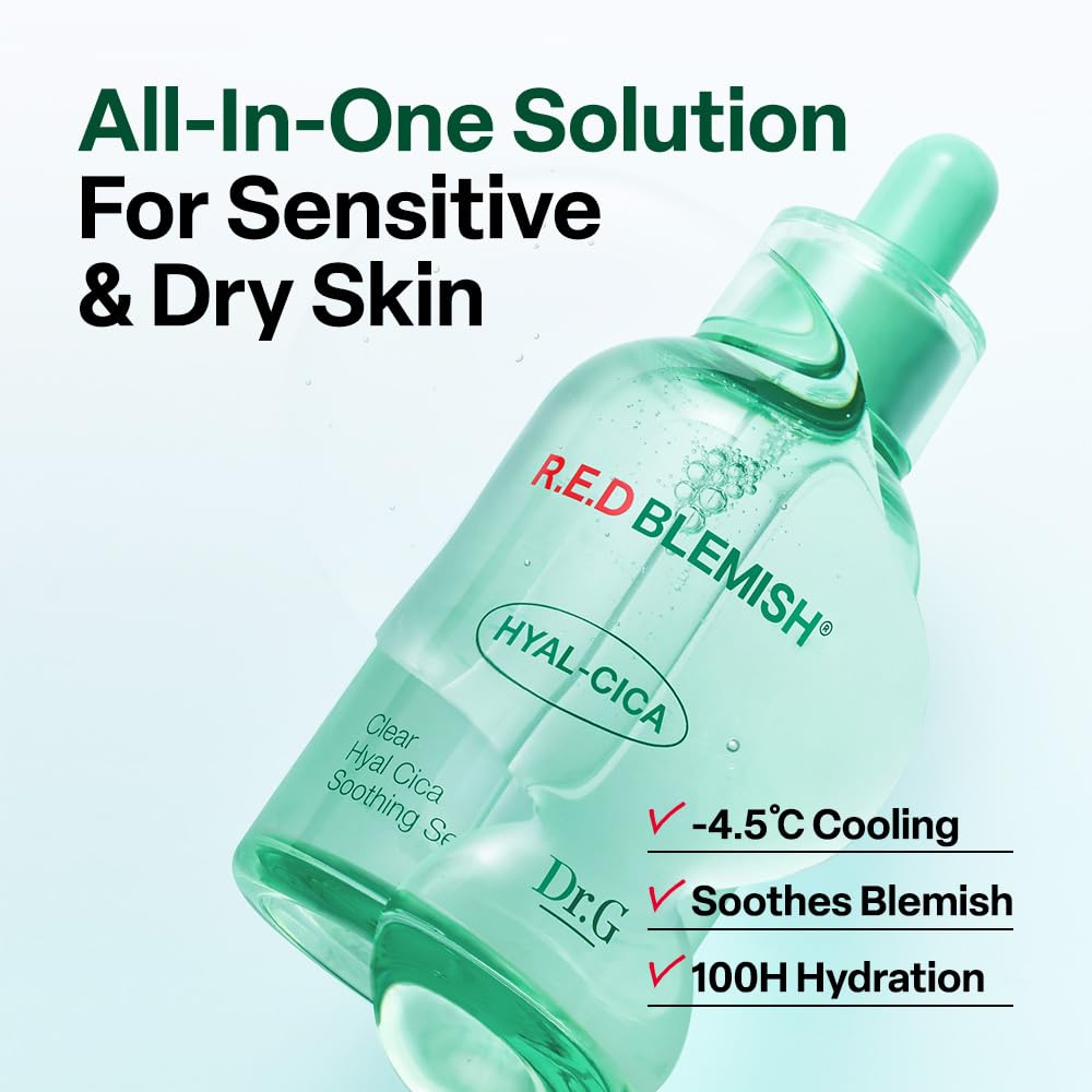 Dr.G R.E.D. Blemish Clear Hyal-Cica Facial Serum, 1.69 fl oz – close-up detail