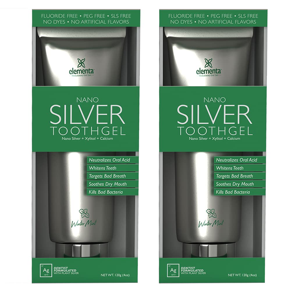 Elementa Silver - Wintermint Tooth Gel (2 Pack) - Wintermint – close-up detail