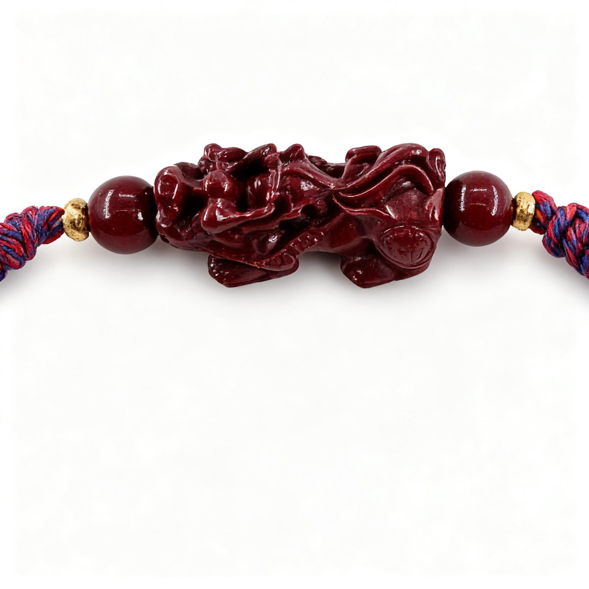 Ariovtfel Handmade Tibetan Red String Cinnabar Bracelet Wealth Sycee,Certificate – packaging and label