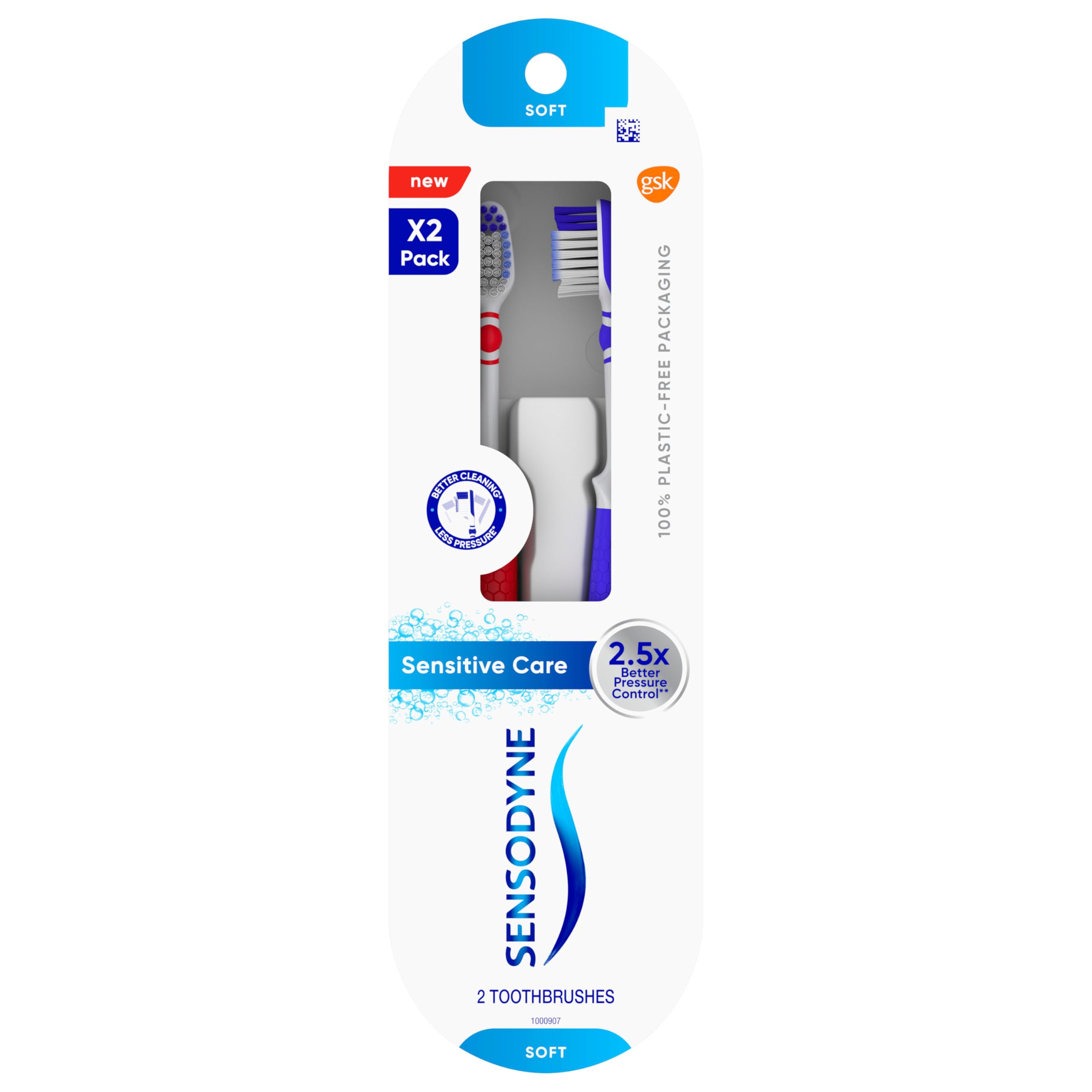 Sensodyne Sensitive Care Soft Toothbrush - Pack of 2 - Product Imagery