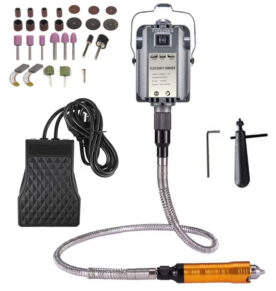 1000W Rotary Tool Flex Shaft Electric Hanging Grinder Carver - VOTOER Official Imagery - 2