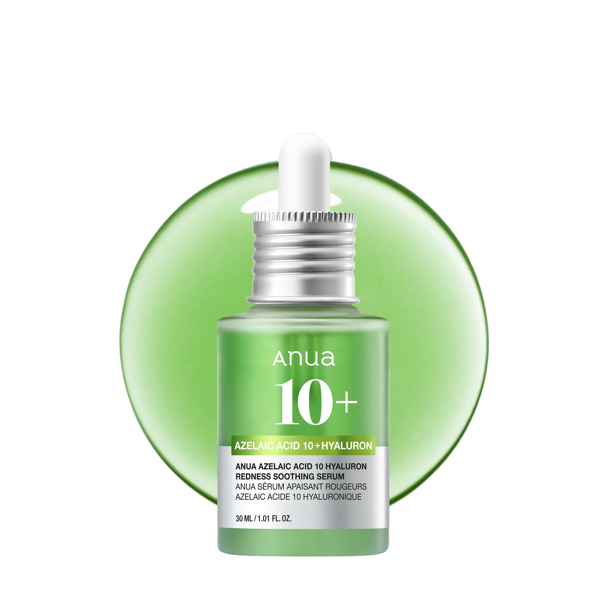 Anua Azelaic Acid 10 Hyaluron Redness Soothing Serum, 1.01 fl oz - Product Imagery
