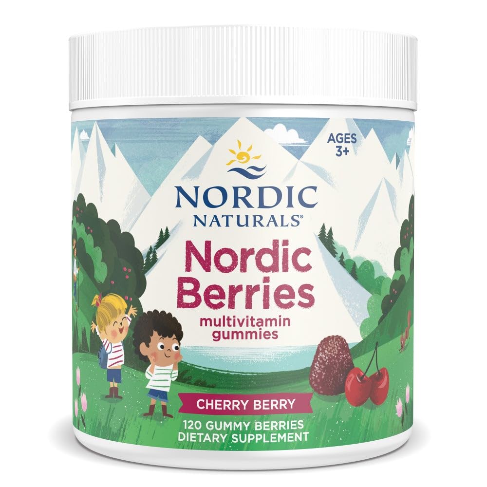 Nordic Naturals Nordic Berries Multivitamin, Kids Gummies - 120 - Product Imagery