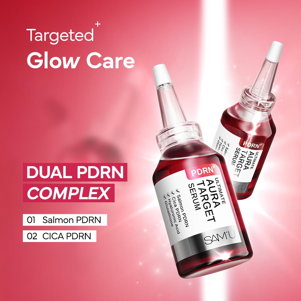 SAM'U PDRN Ultimate Aura Serum, Niacinamide PDRN Synergy Serum, 1.01 fl oz – close-up detail