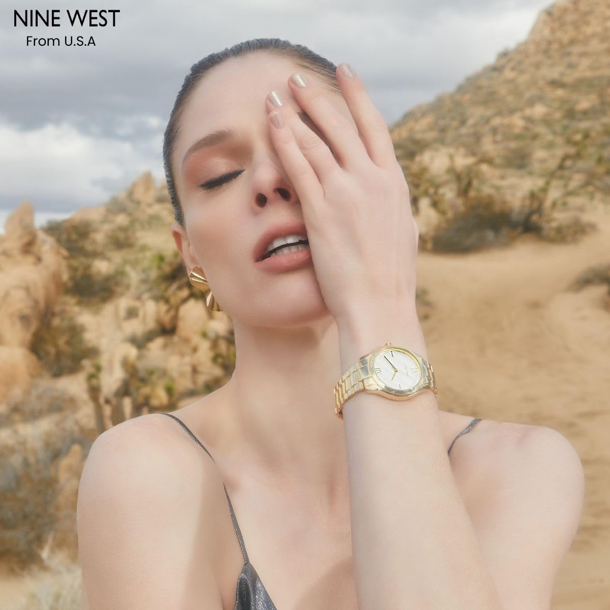 Nine West Women's Bracelet Watch – Silver, Metal