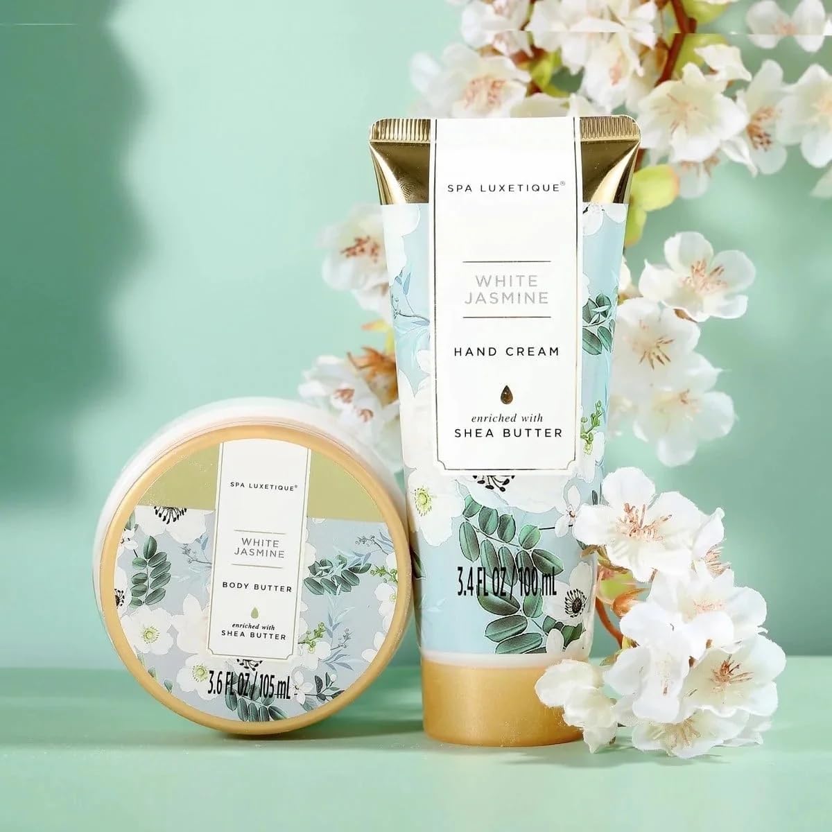 Spa Luxetique Gift Baskets for Women 15 Pcs Jasmine Bath and - spa luxetique Official Imagery - 8