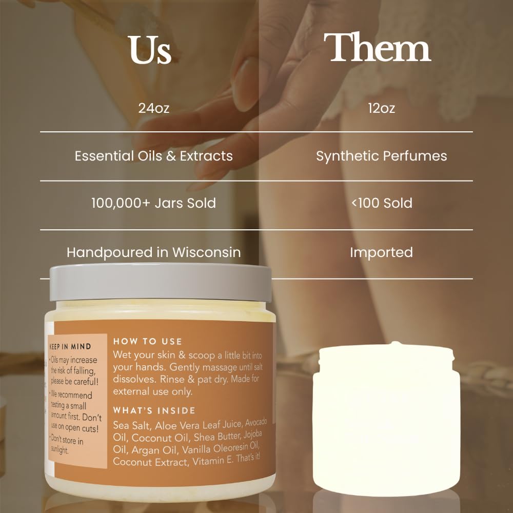 BARE BOTANICS – Body Scrubs on display