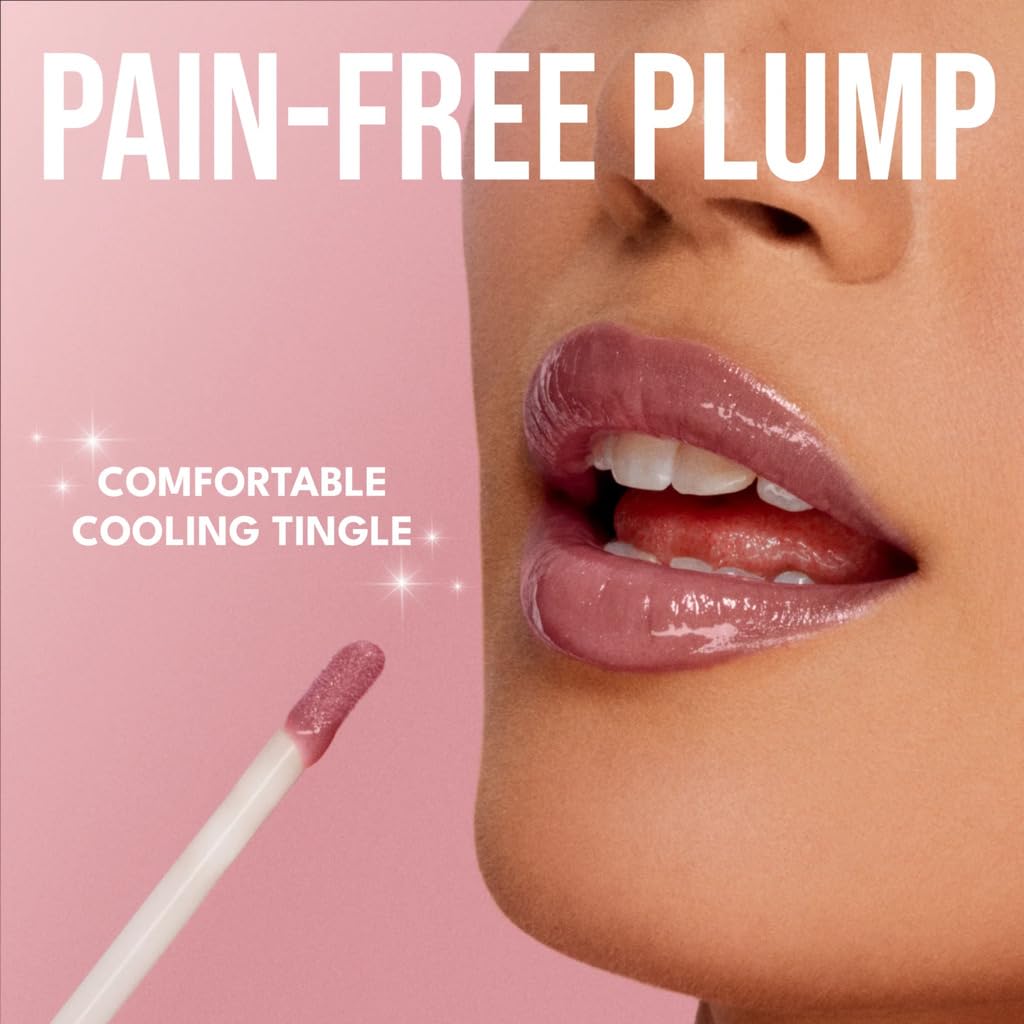 BUXOM Full-On Plumping Lip Polish Gloss, 0.15 oz | High-Shine Shimmer Finish, Non-Sticky Feel, Nourishes, Moisturizes & 