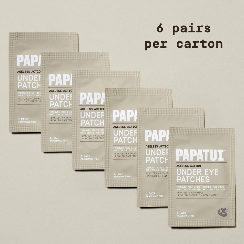 PAPATUI by Dwayne Johnson Fast-Acting Under Eye Patches for Men 6 Ct (2pk) – alternate angle