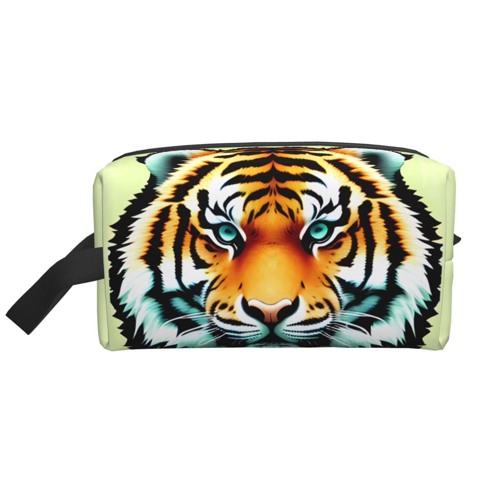 SXZVVBN Little fat tiger head Large Capacity Travel Toiletry Bag Durable Oxford Cloth Makeup Organizer Cosmetic Pouch
