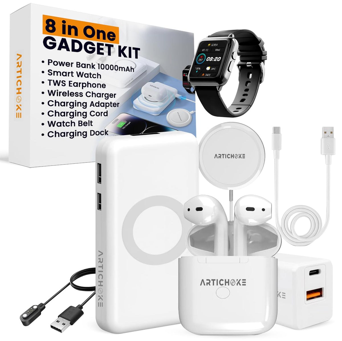 Artichoke 6 in 1 Accessories Gift Set Power Bank 5000 Smart - Artichoke Official Imagery - 1