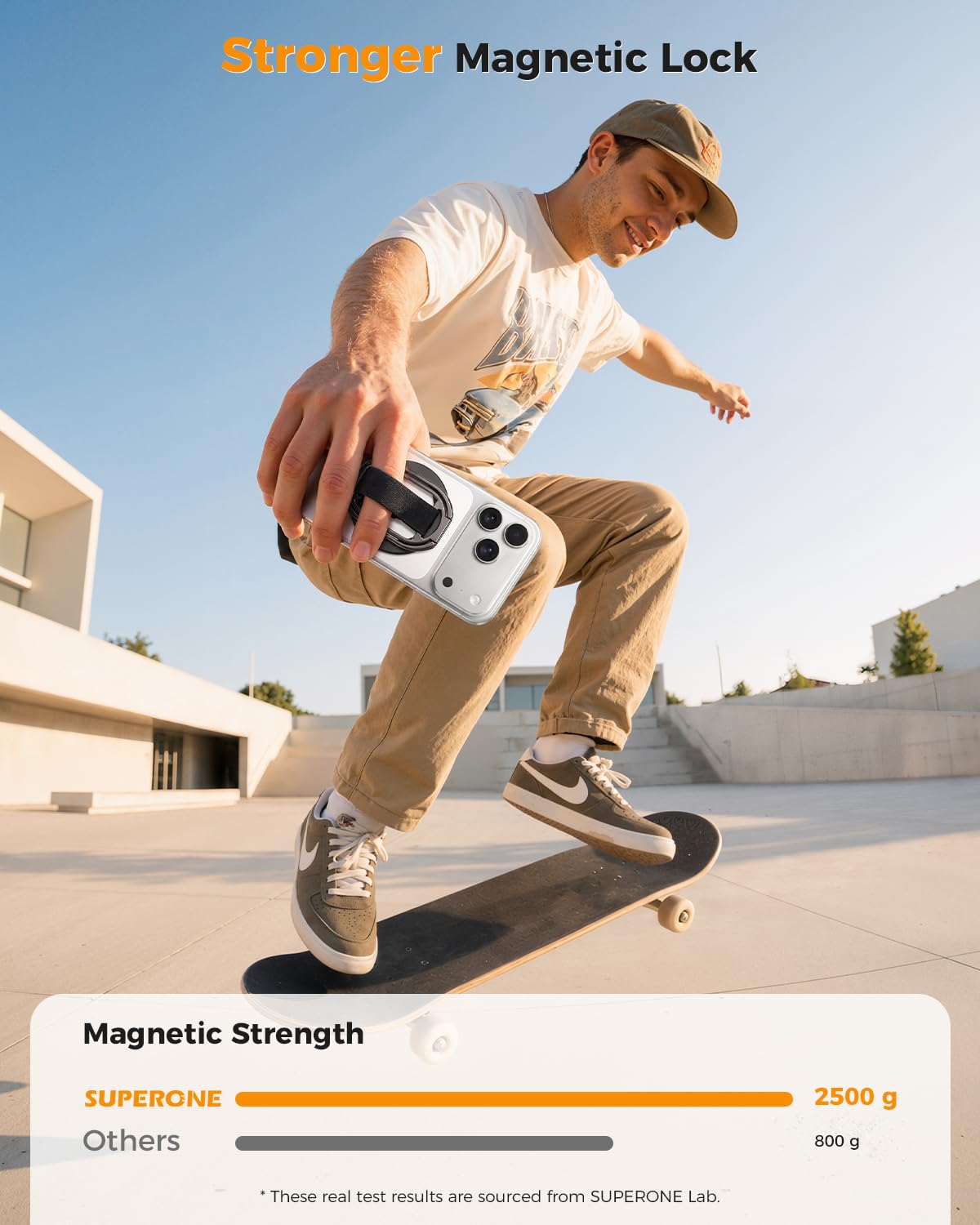 SUPERONE for MagSafe Phone Grip Kickstand, Magnetic Phone Ring Holder – product photo (Grips)