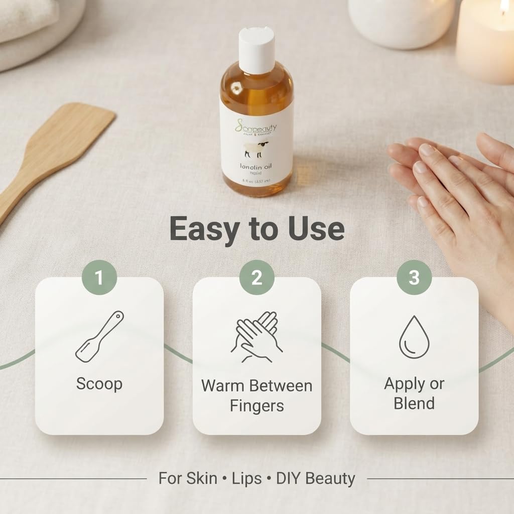 Soapeauty Liquid Lanolin Oil - Soapeauty Official Imagery - 4
