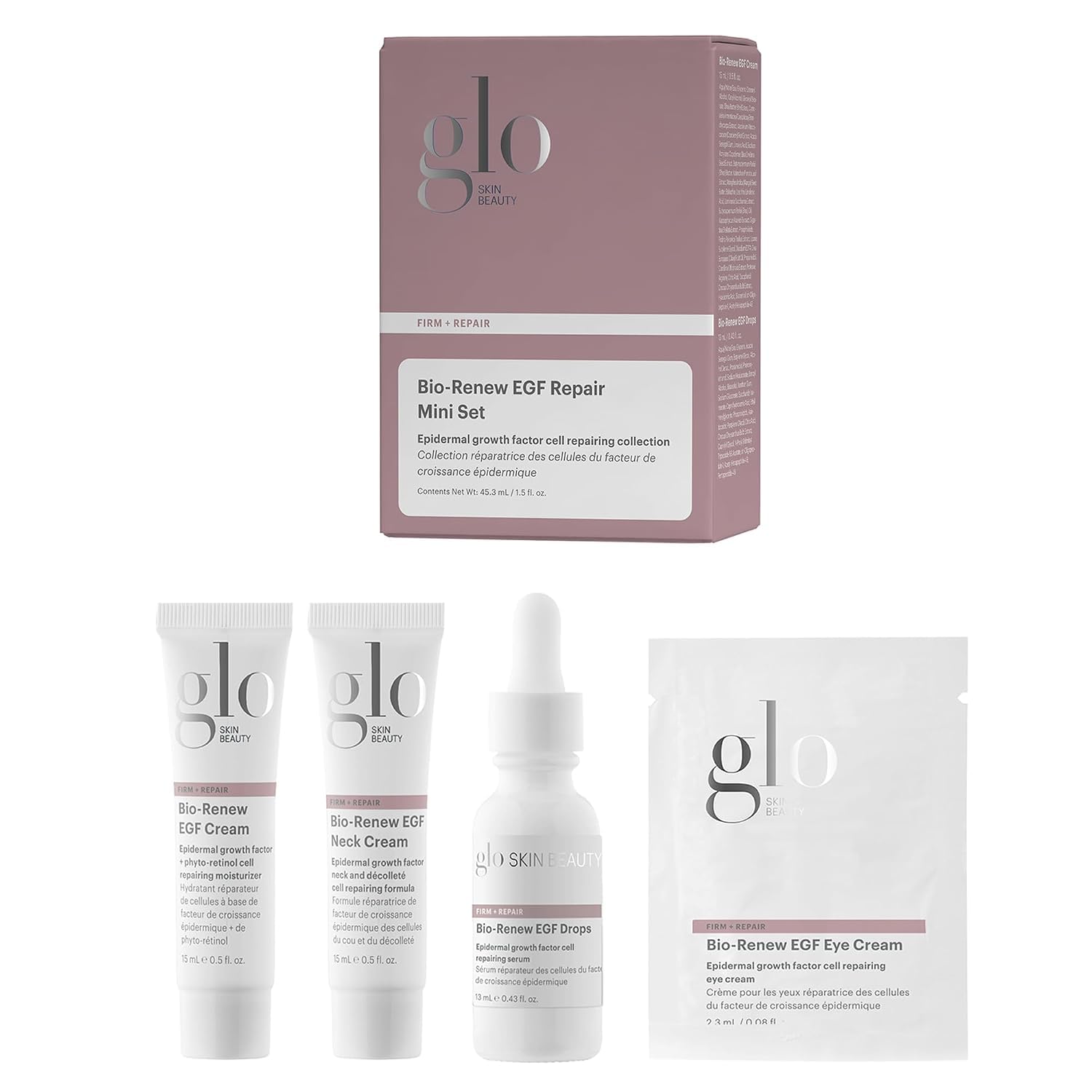 Glo Skin Beauty Bio-Renew EGF Anti-Aging Travel Discovery Set, 4 - Product Imagery