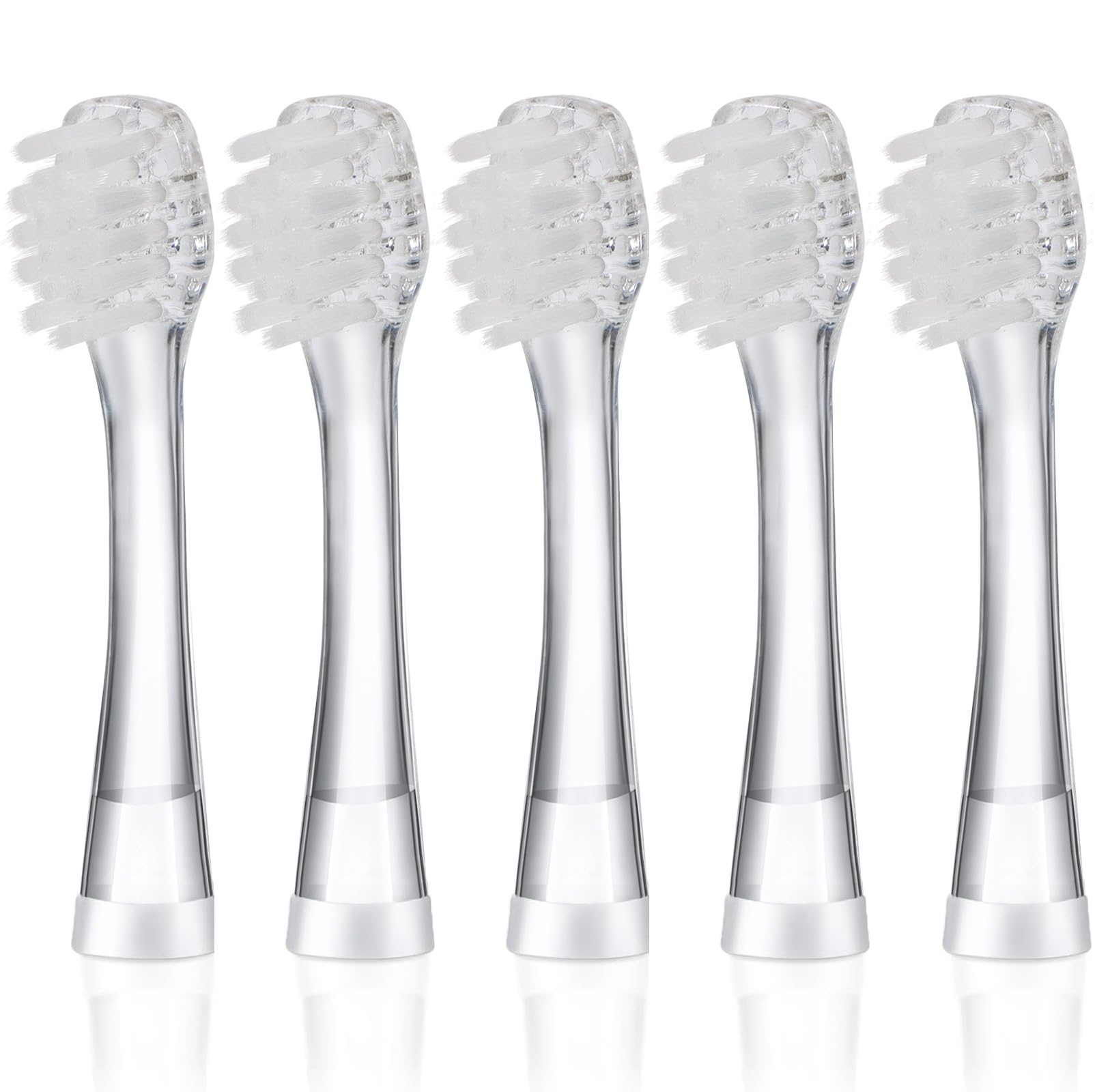 Baby Toothbrush Heads Compatible with Papablic BabyHandy/Toddler - Product Imagery