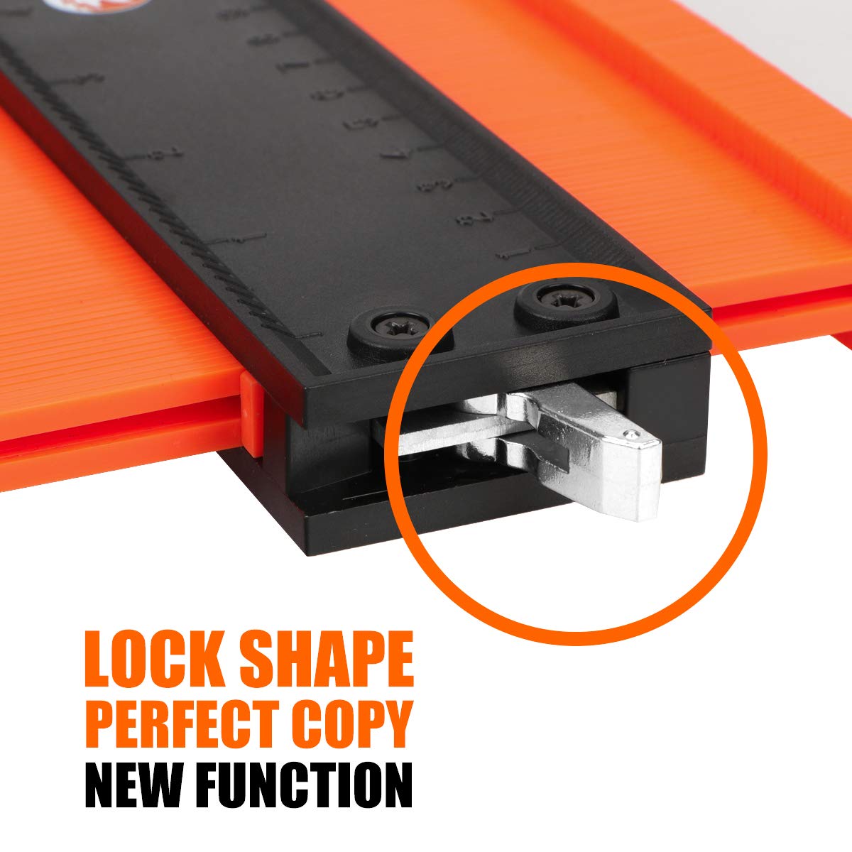 Saker Contour Gauge Duplication-Adjustable Lock-Precisely Copy Irregular Shape-Irregular Woodworking Tracing-Must Have T