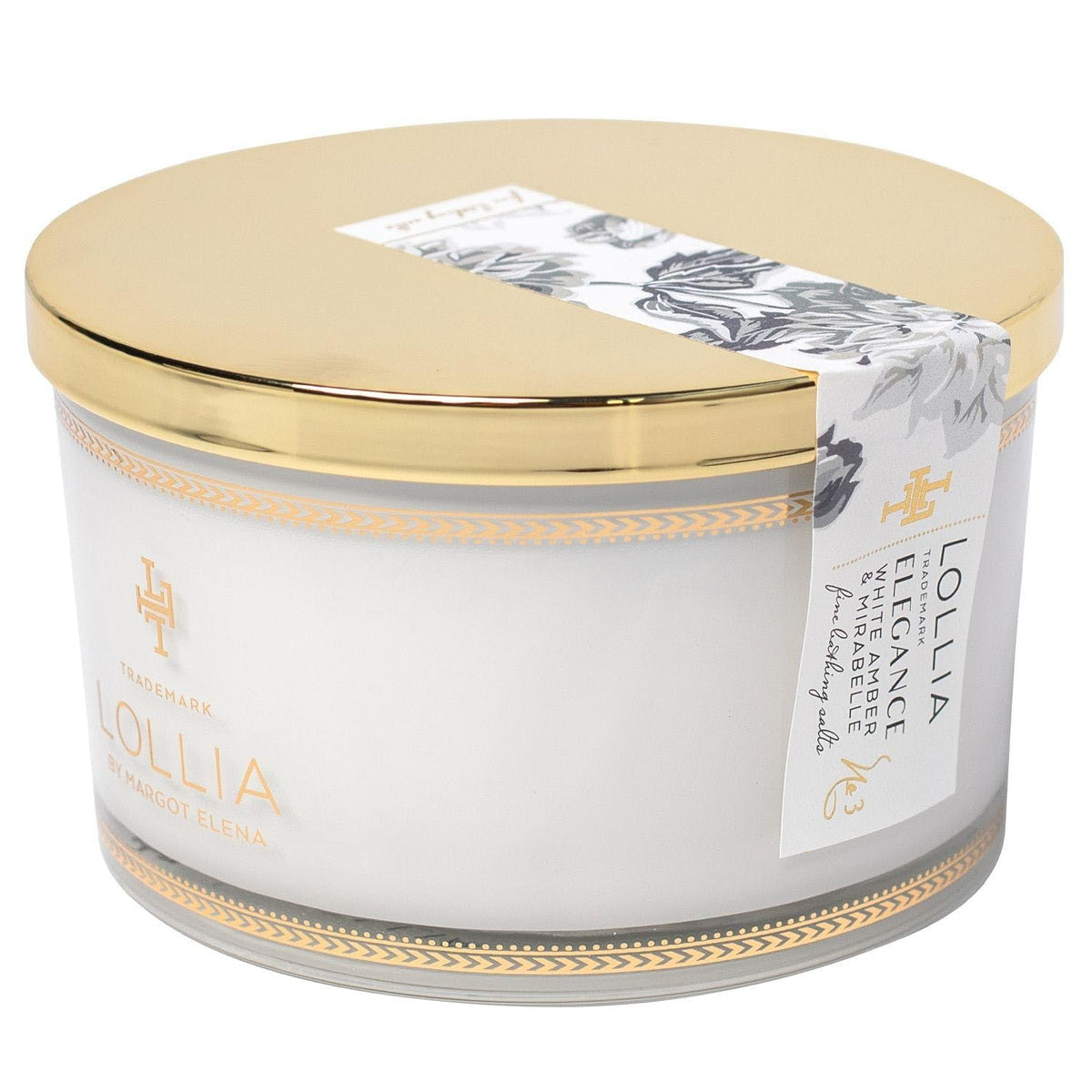 LOLLIA Elegance Bath Salts for Women, 26 oz, White Amber & Mirabelle Soak – product photo (Bath Salts)