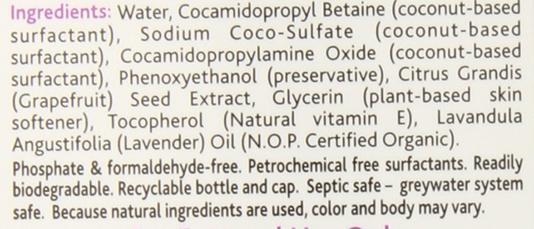 ECOS Hypoallergenic Hand Soap Lavender 17 oz 6-Pack