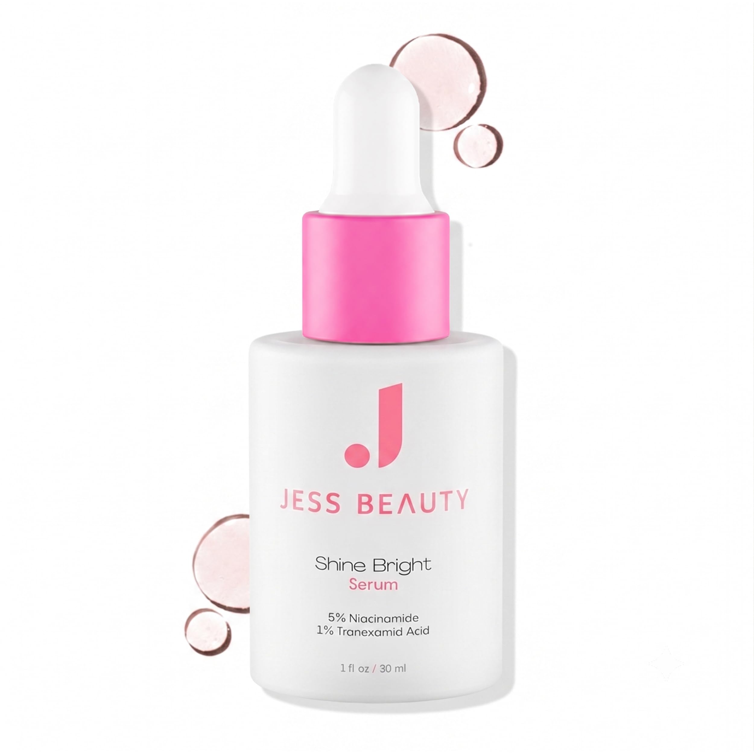 JESS BEAUTY | Shine Bright Serum | Niacinamide & Tranexamic Acid - Product Imagery