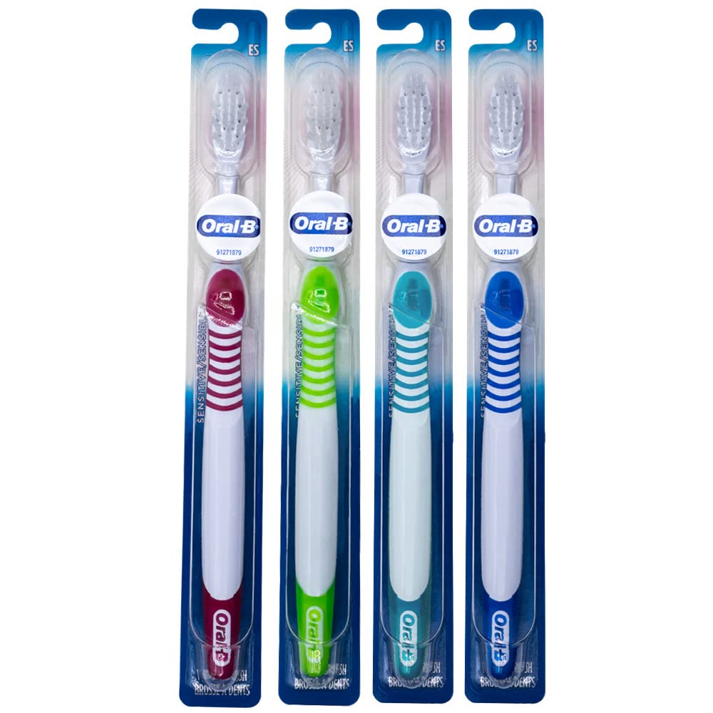 Oral-B Complete Sensitive Toothbrush, 35 Extra Soft - Pack of 4 - Product Imagery