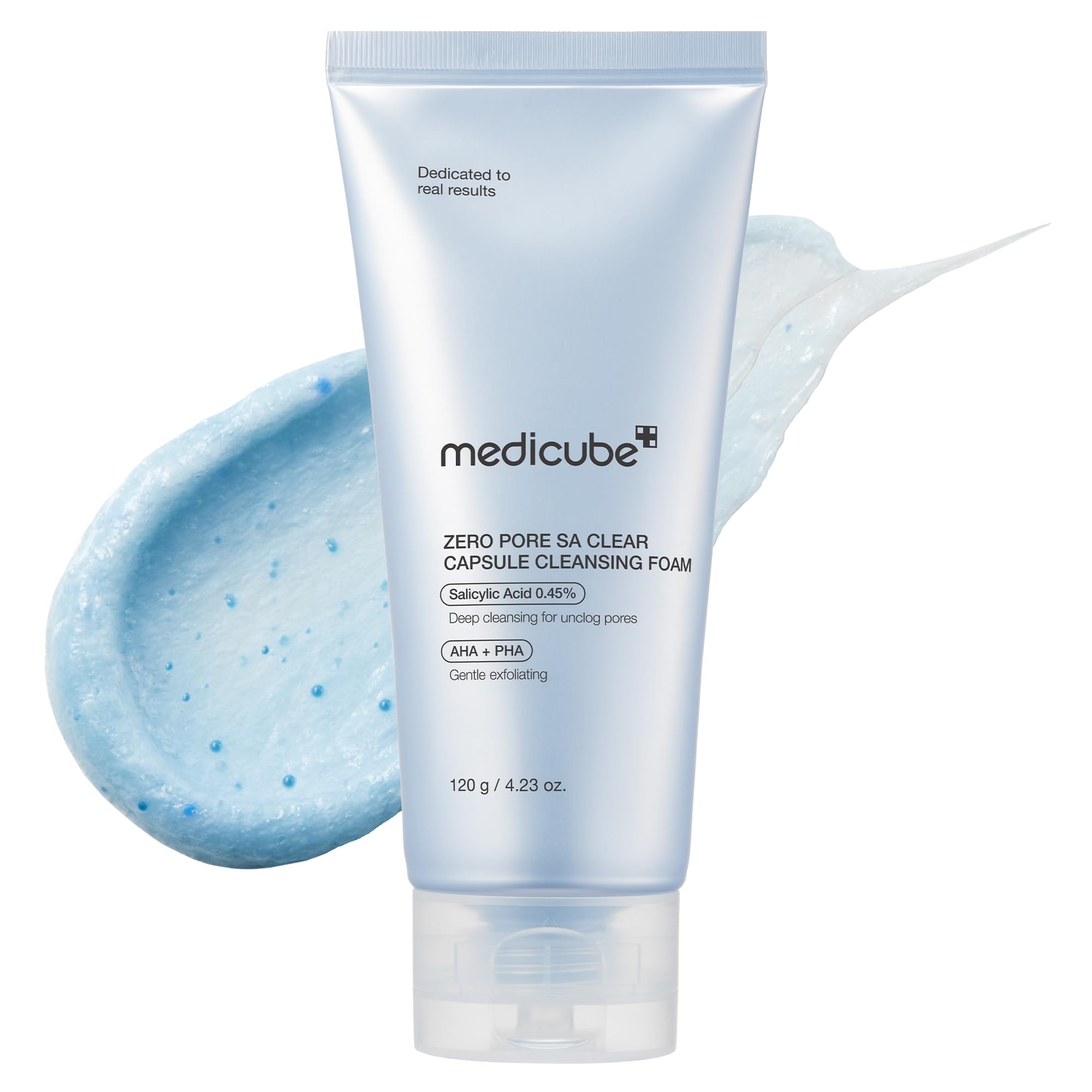 medicube Facial Cleanser Zero Pore Capsule Cleansing Foam - Product Imagery