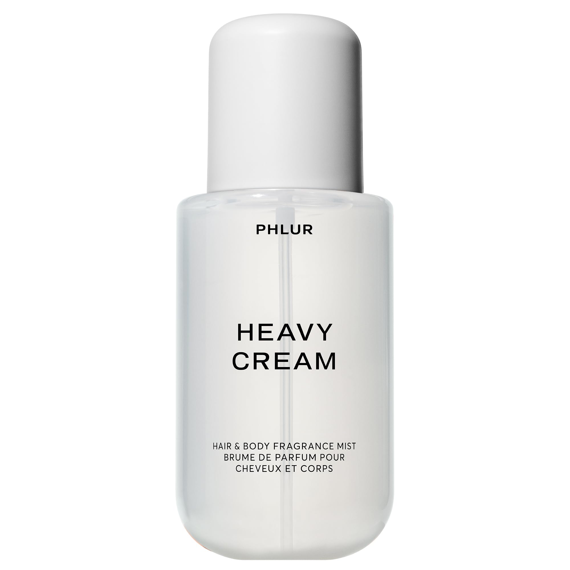 PHLUR Heavy Cream Body Mist 8 fl oz, a personal fragrance with a soft, creamy scent for hair and body.