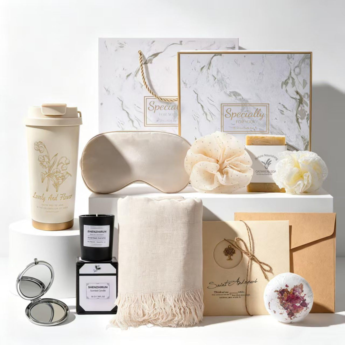 Birthday Gifts for Women 12Pcs Luxury Spa Set - Premium Selection Official Imagery - 2