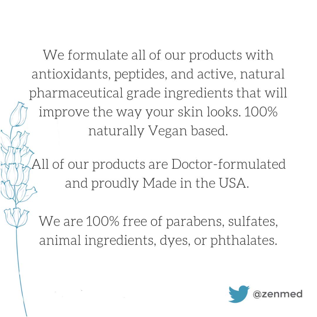ZENMED Renewing MicroDermabrasion Complex - 4 oz. 100% Vegetarian Formula of Heavy Mineral Clay Created To Minimize Visi
