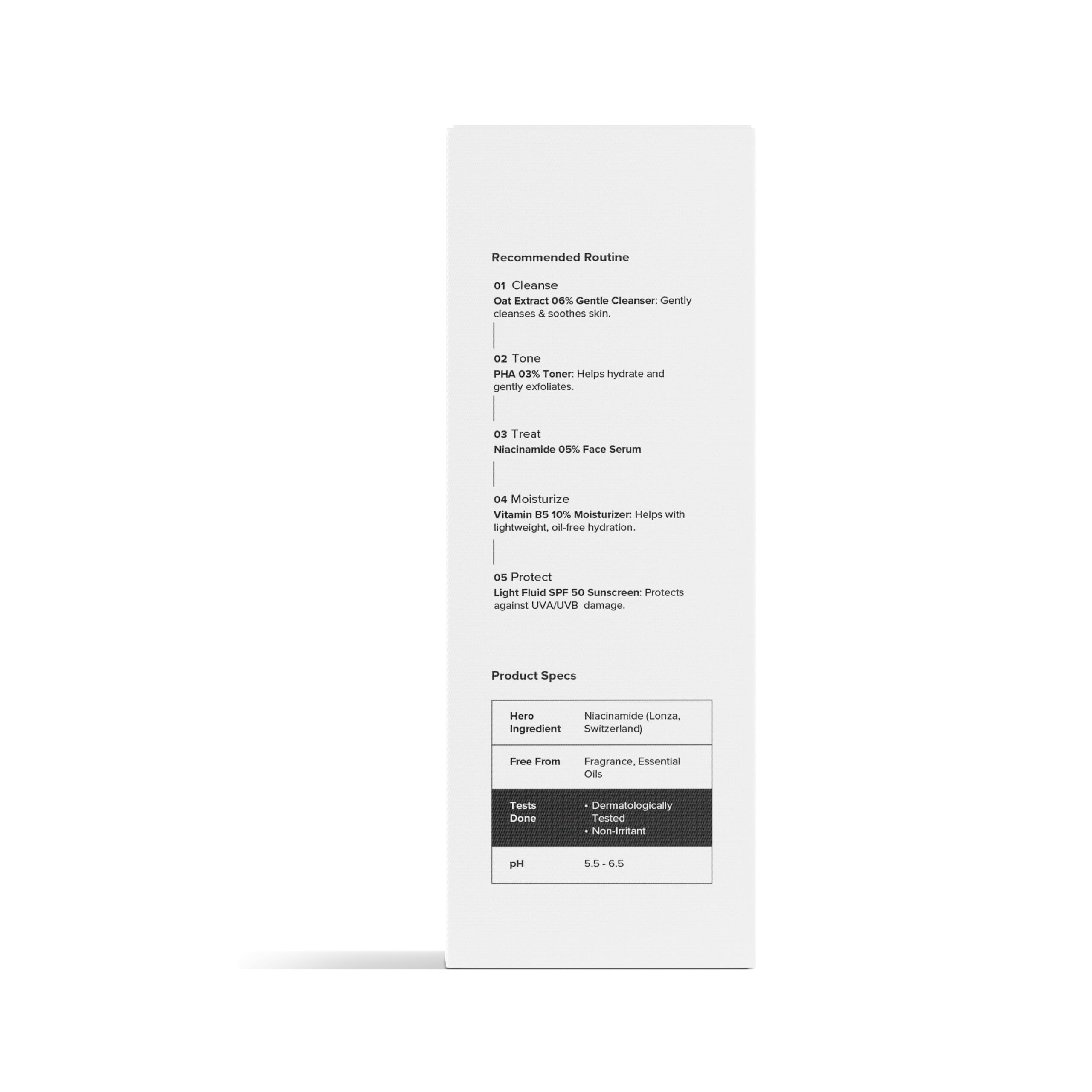 Minimalist 5% Niacinamide Face Serum with Hyaluronic Acid for Clear Skin | Reduces Blemishes/Acne Marks, Pore minimizer, Repairs & Soothes skin | For Women & Men | 1 Fl Oz / 30 ml