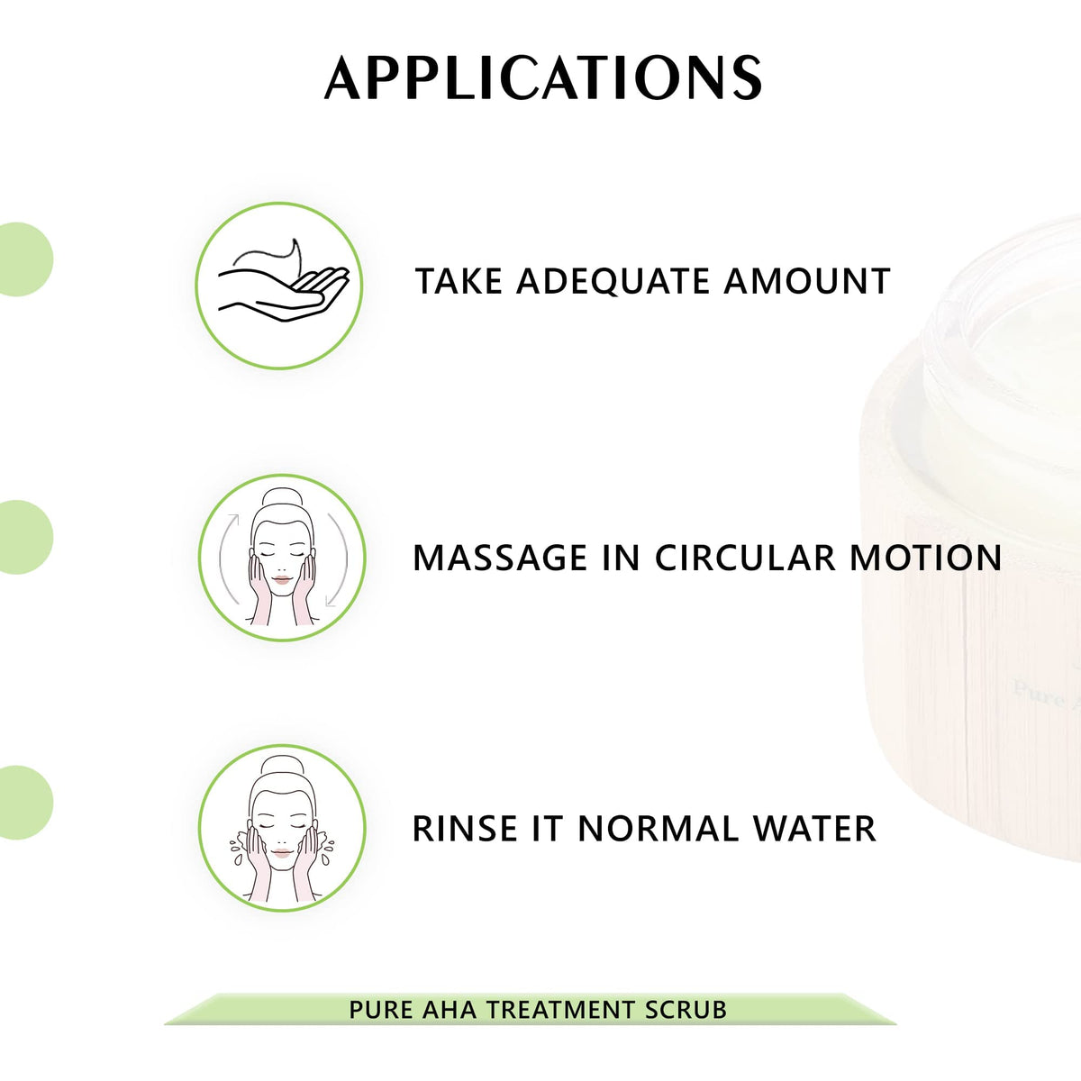 Shira Organic Pure AHA Treatment Scrub Natural Scrub For - Shira Official Imagery - 5