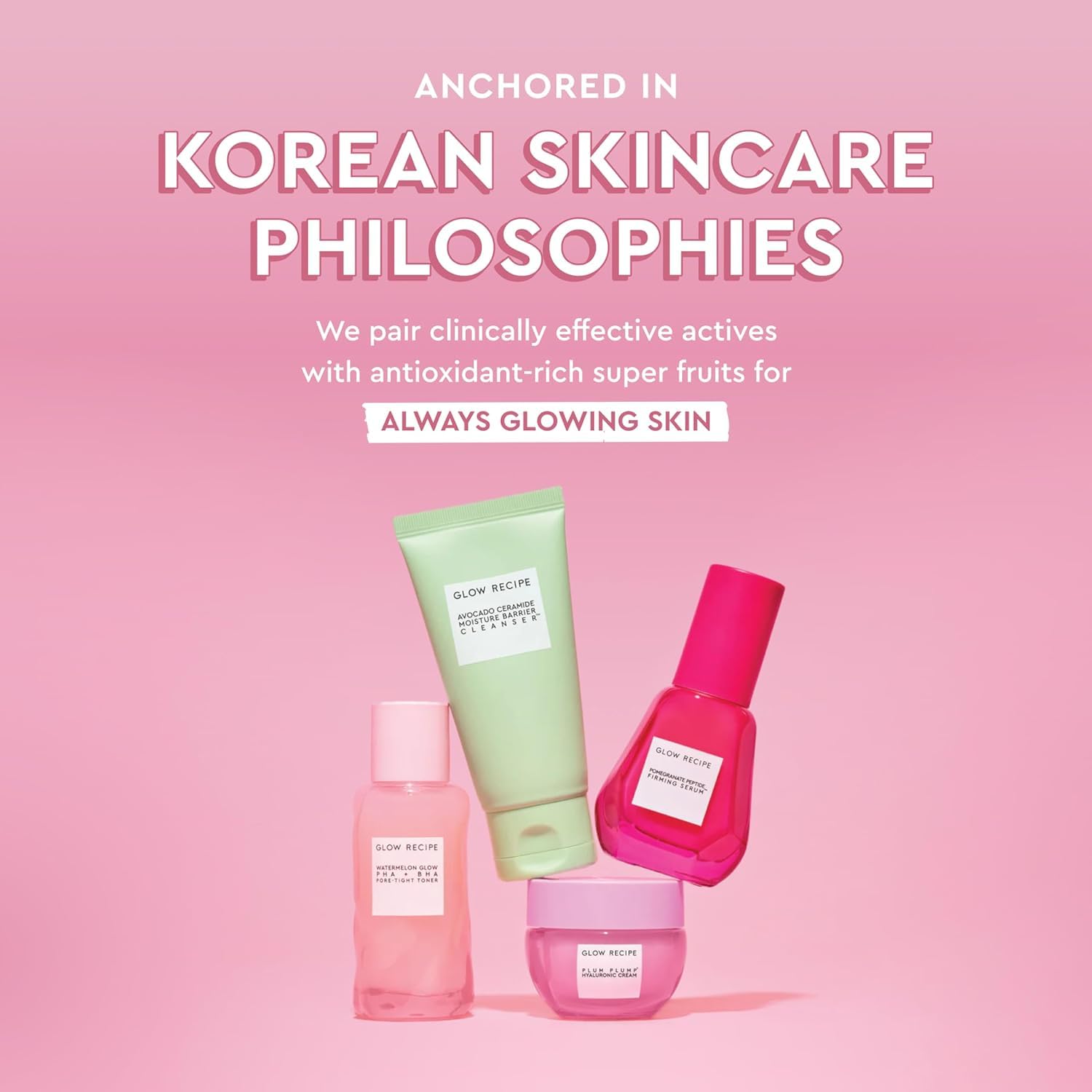 Glow Recipe Pink Juice Water Gel Moisturizer in 25ml jar, featuring pink and clear packaging with a smooth, gel-like texture.
